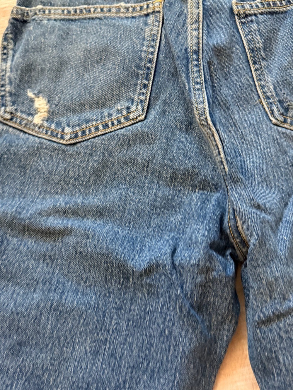 Zara Blue Kick Flare Jeans Size 6 - Picture 8 of 9